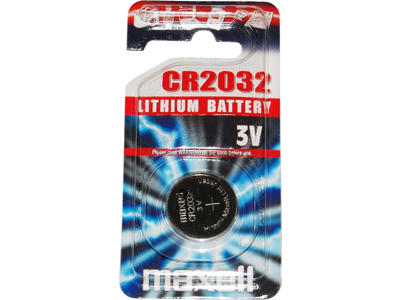 Maxell - Batteri - CR2032 Lithium 3v - 1 stk