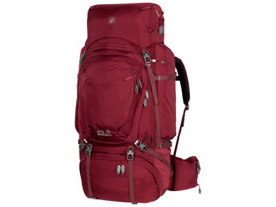 Jack Wolfskin Denali 65 Dame - Rygsæk 65 liter - Cabernet