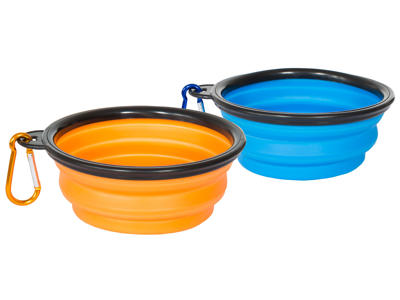 Trespaws Sippy - Hunde madskål og drikke skål - Foldbar rejsemodel