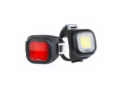 Knog Blinder Mini Chippy - Cykellygter Twinpack For og bag - Sort
