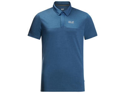 Jack Wolfskin Active Polo - Hr. - Indigo Blue