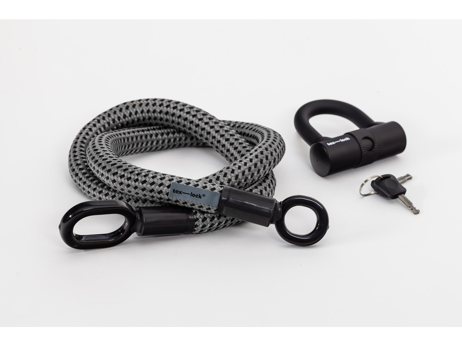 Texlock Eyelet ULOCK Cykellås Tekstillås Sort 120 cm (DKK 999,00)