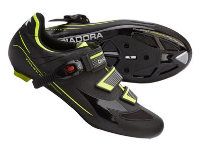 Diadora Trivex Plus - Cykelsko - Unisex - Sort/Gul
