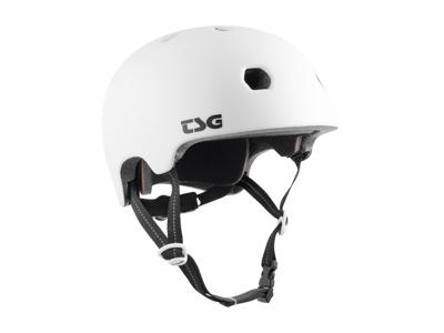 TSG Meta - Cykel- og skaterhjelm - Satin hvid