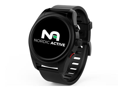 Nordic Active S10+ GPS Løbeur - Med Aktivitetstracker - Sort