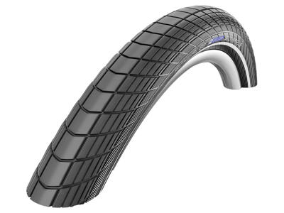 Schwalbe Big Apple - Race Guard Tråddæk - 16x2,0 (50-305) Sort Refleks - E-25