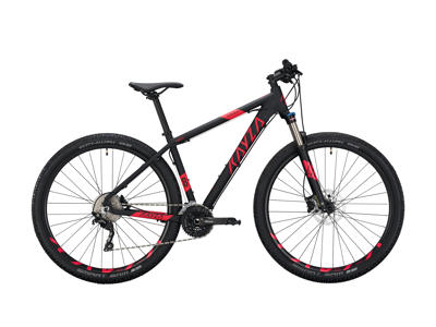 KAYZA Garua 8 Herre Matsort/rød 30 gear 29" hjul