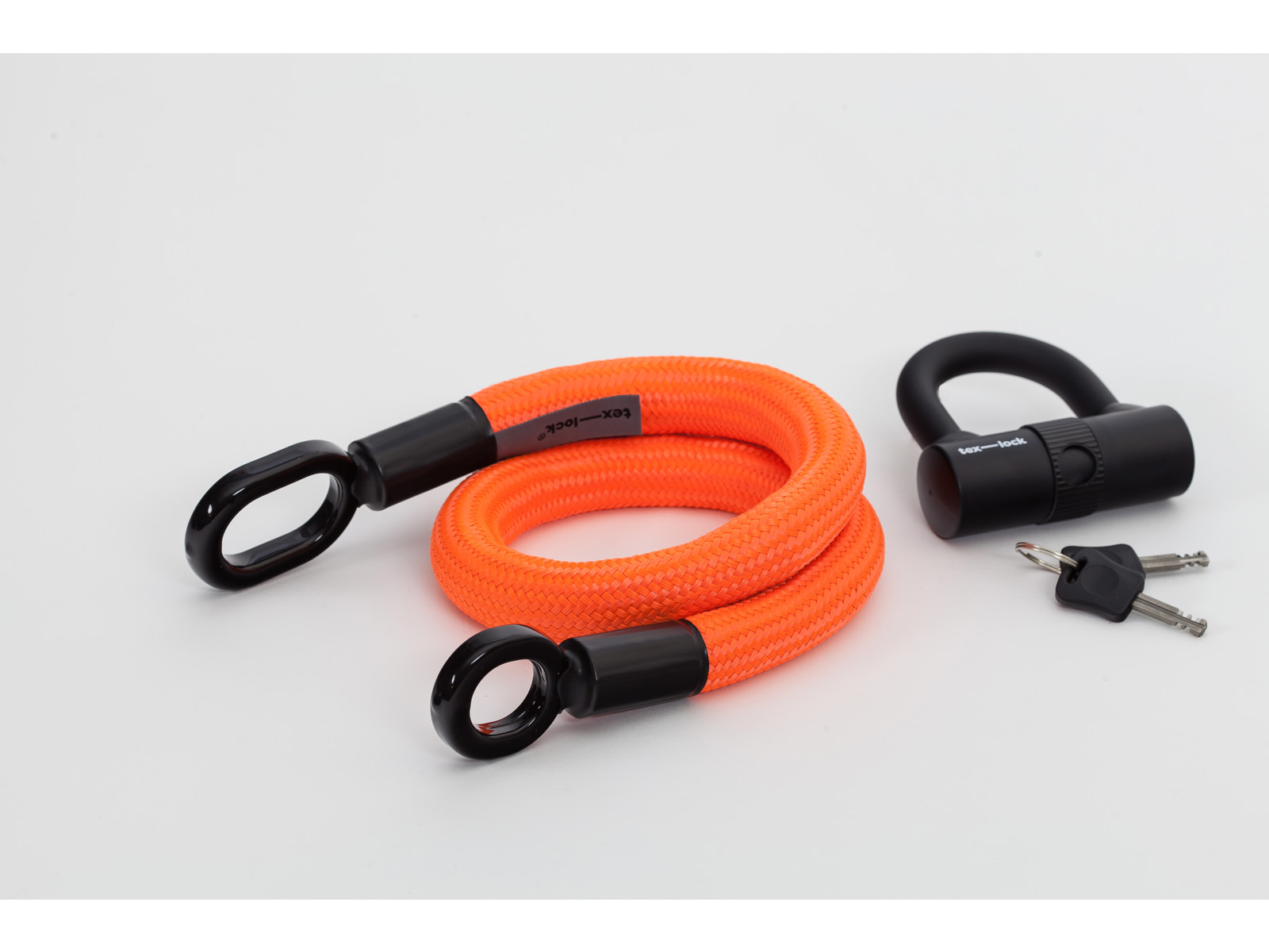 Texlock Eyelet ULOCK Cykellås Tekstillås Sort 80 cm. (DKK 949,00)