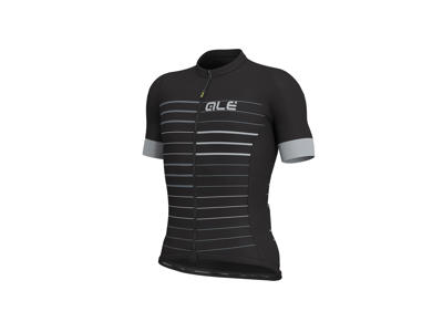 Alé Solid Ergo - Cykeltrøje m. korte ærmer - Sort/Grå