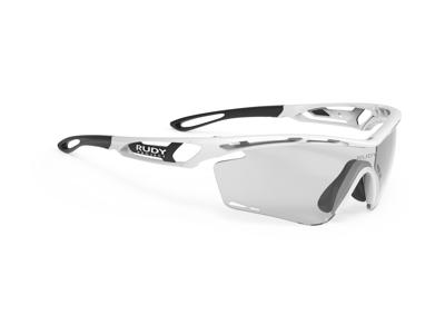 Rudy Project Tralyx - Løbe- og cykelbrille - Impactx Fotokromisk 2 - Hvid gloss