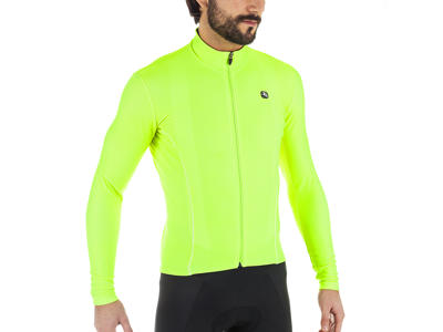 Giordana - Langærmet Cykeltrøje - Fluo
