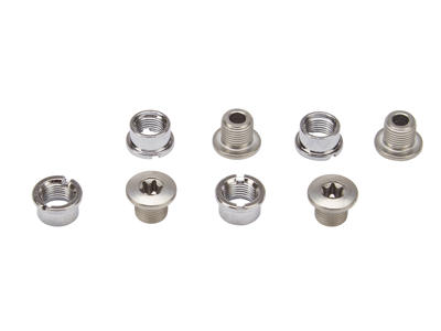 Shimano SLX - Klingebolte - 4 stk. - Til dobbelt kranksæt yderst - FC-M675
