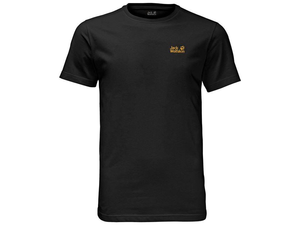 Jack Wolfskin Essential - T-Shirt Hr. Str. 2XL - Sort thumbnail