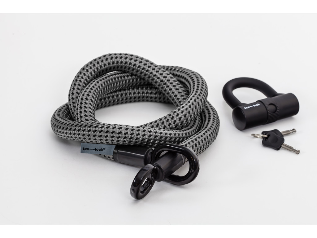 Texlock Eyelet ULOCK Cykellås Tekstillås 160 cm. (DKK 1.099,00)