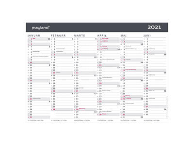 A4 kontorkalender, moderne, FSC Mix