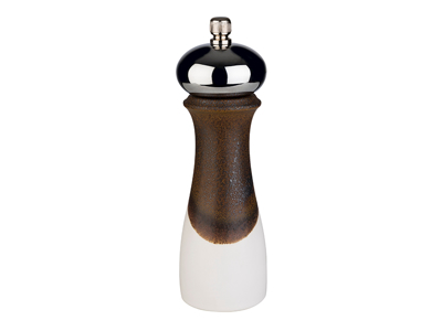 Peberkværn Porcelæn/RF 18 cm Brun/hvid