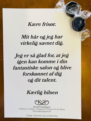 Kort - Kære frisør