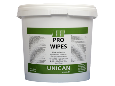 Unican pro-wipe vådservietter 90stk