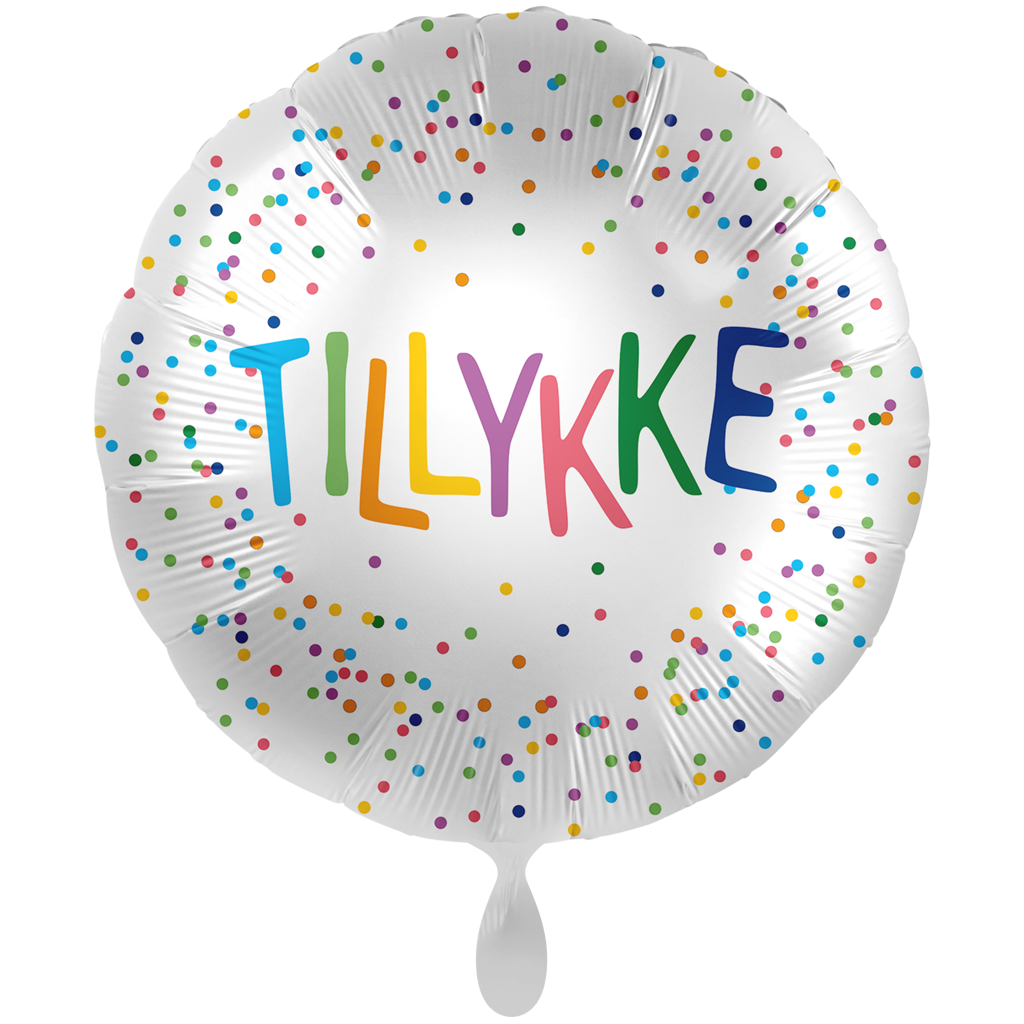 DANSK TILLYKKE BALLON