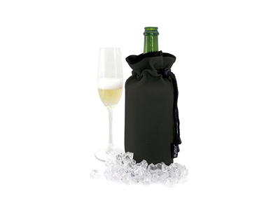 Køletaske til champagne sort