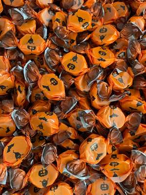 Halloween, Klassisk Fløde 1 kg (bulk)