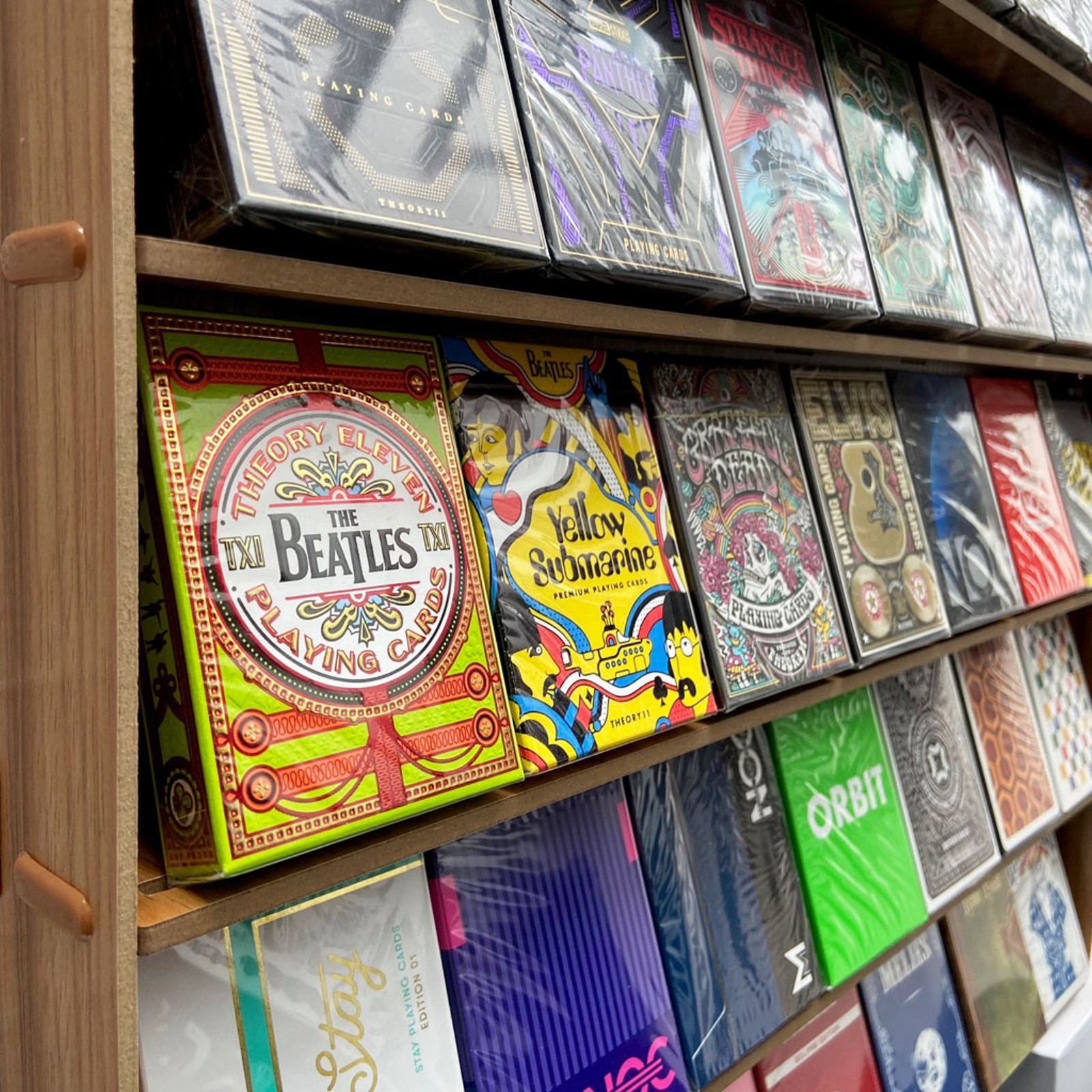 SOLOMAGIA Card Display SOLOMAGIA Scaffale Espositivo In Legno Per