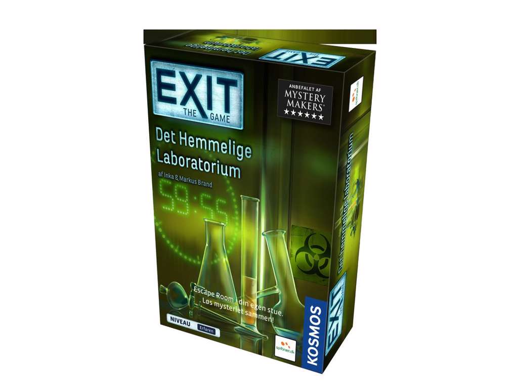 EXIT 2: Det Hemmelige Laboratorium - brætspil fra Lautapelit