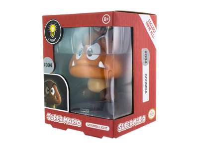 Super Mario 3D lampe med Goomba på 10 cm