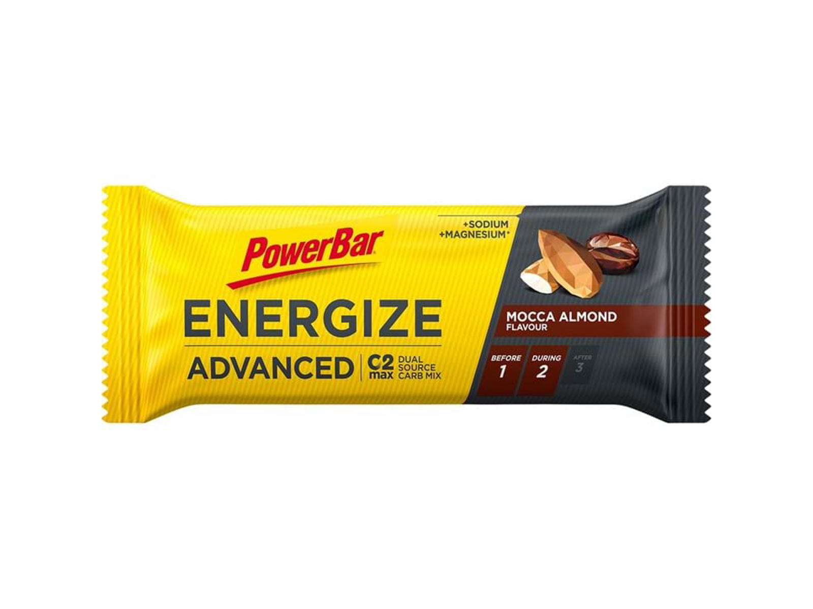 Powerbar Energize Mocca Almond 55 gram (DKK 19,00)
