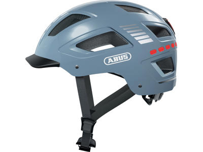 Abus Hyban 2.0 LED - Cykelhjelm - Signal blå