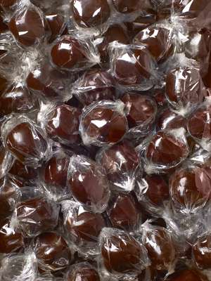 Fløde & sydesalt i chokolade - karamelkugler i 1½ kg løsvægt