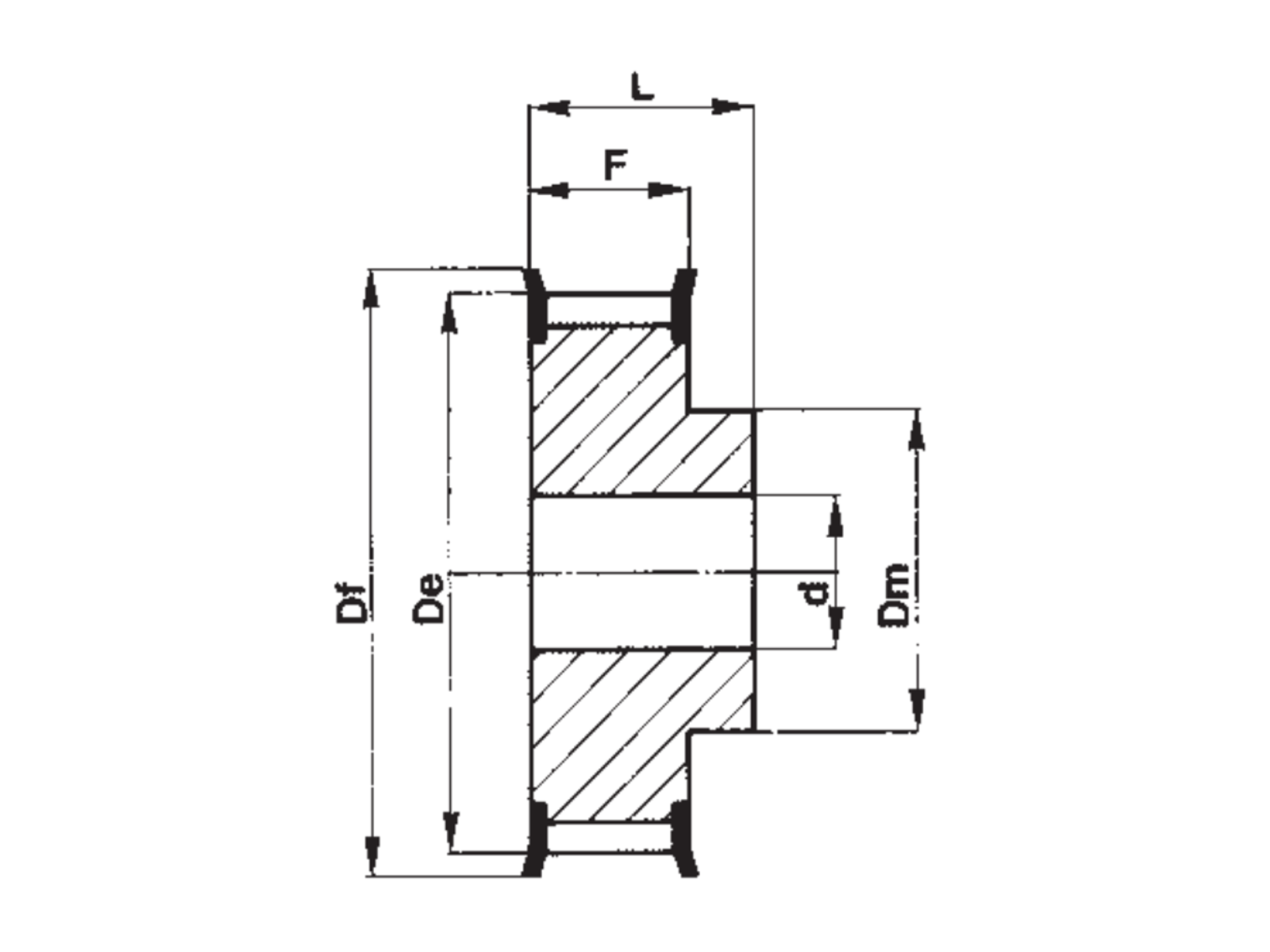 TIMING BELT PULLEY 408M50MM M. Wilhelmsen A/S