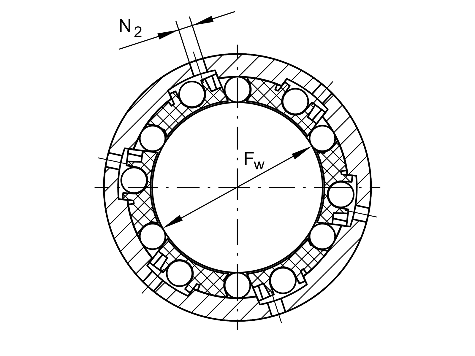 INA KB30PPAS KUGLEBØSNING M. Wilhelmsen A/S