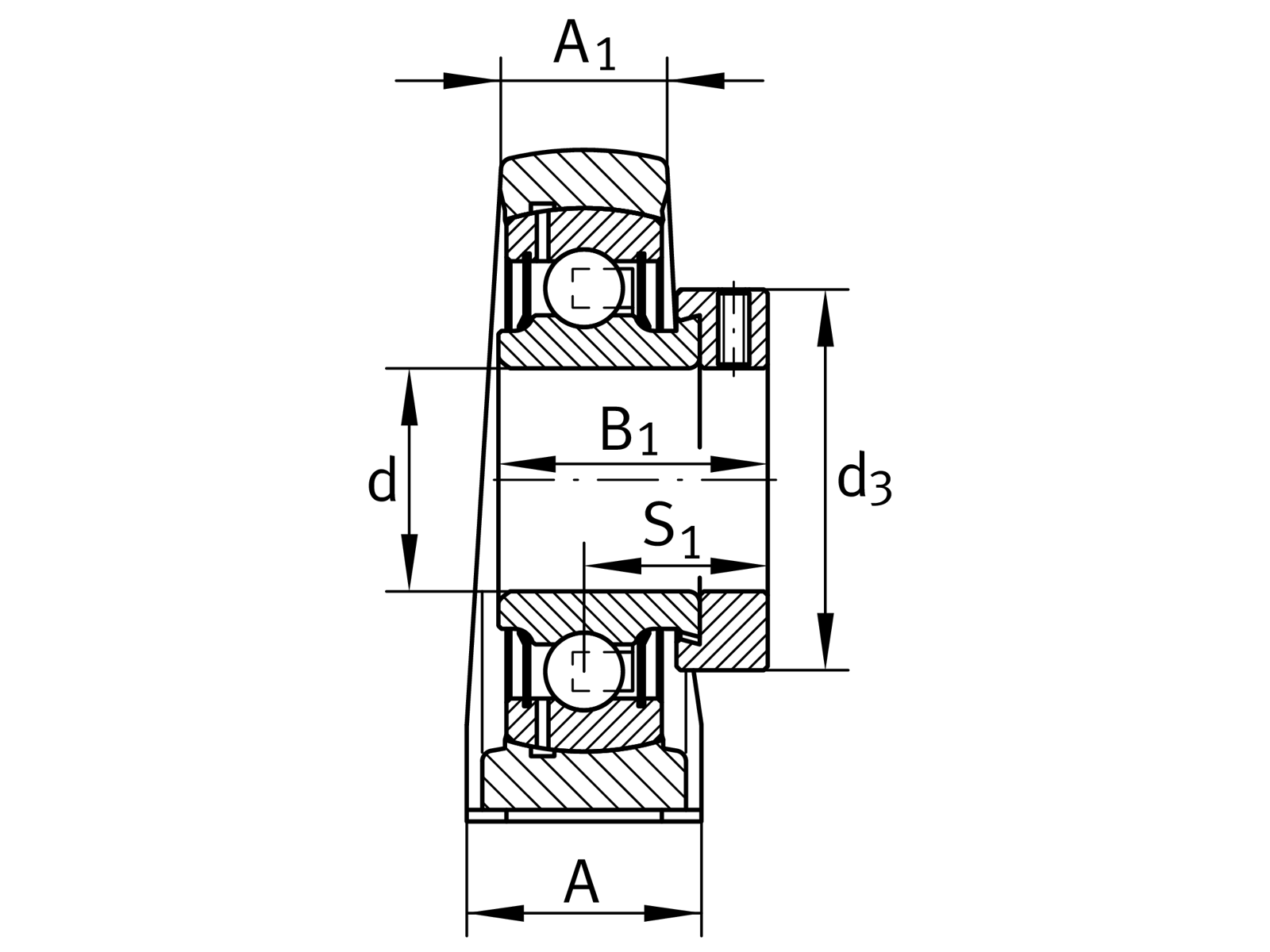 INA PASE12 PLUMMER BLOCK HOUSING UNIT M. Wilhelmsen A/S