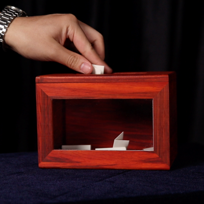 QUANTUM WOODEN BALLOT BOX