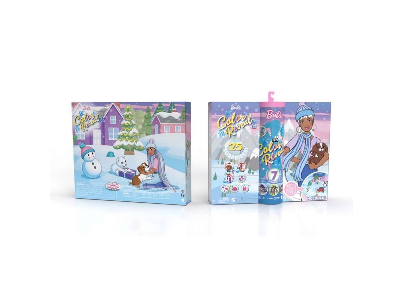 Køb Barbie Color Reveal julekalender/adventskalender 2021 hos ...