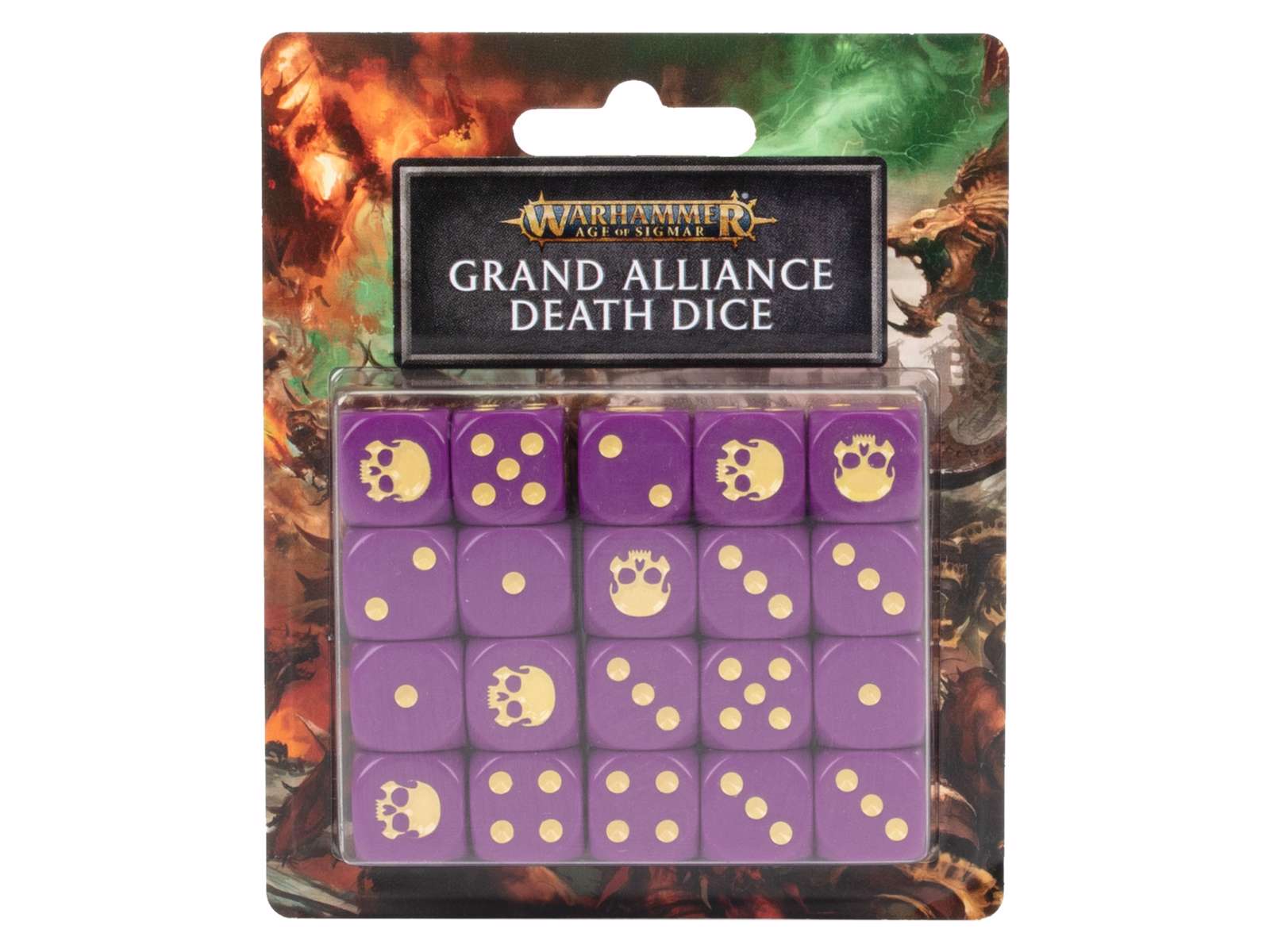 Køb Grand Alliance Death Dice set til Warhammer Underworlds hos Superhelten Legetøj