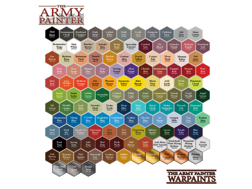 Warpaint akrylmaling Køb The Army Painter Warpaint online