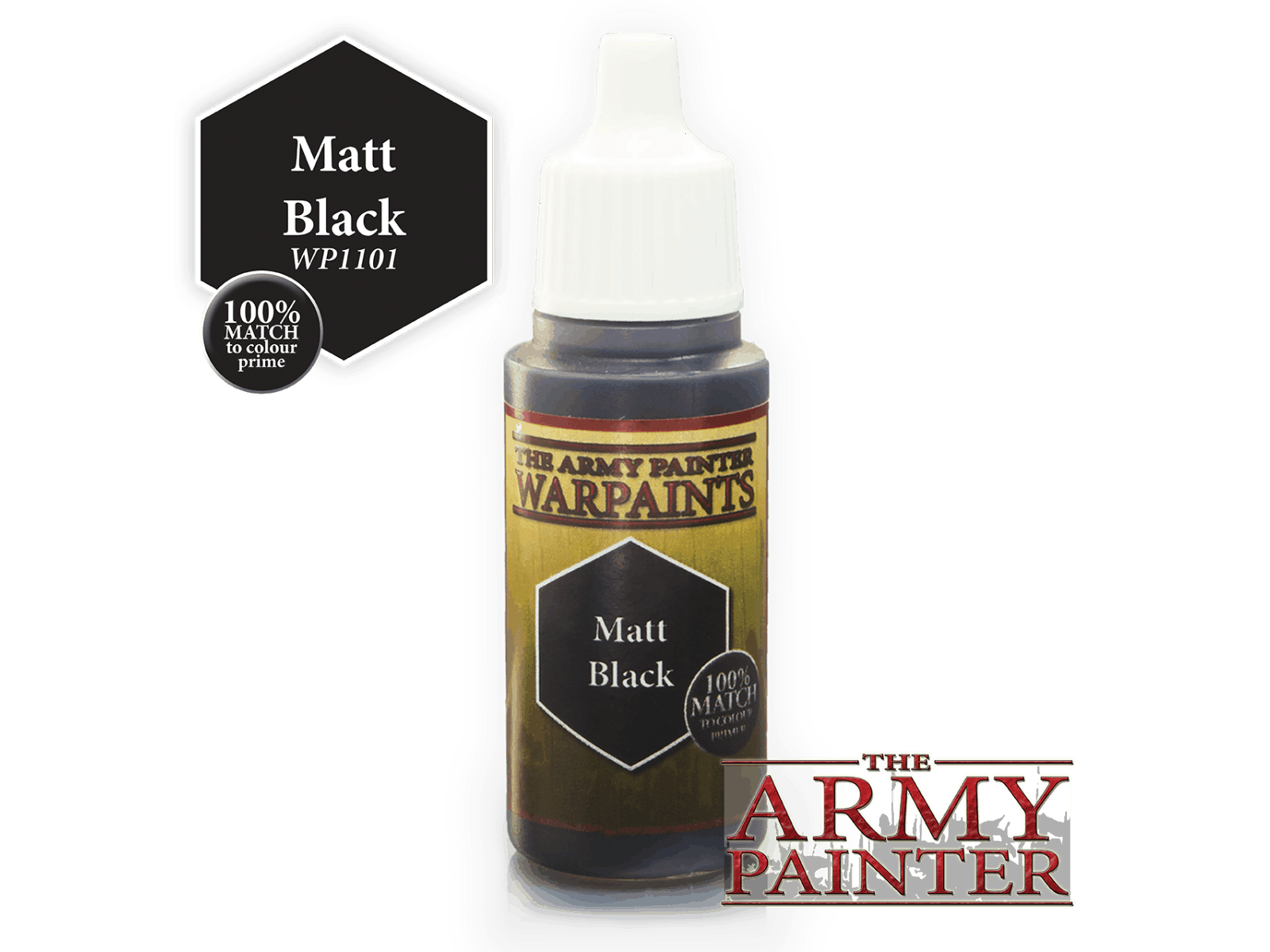 The Army Painter Matt White Warpaints Fanatic Acrylic Paint - 18ml