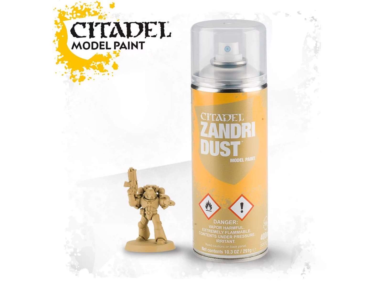 Køb Zandri Dust spray paint fra Citadel 400ml. hos Superhelten Legetøj