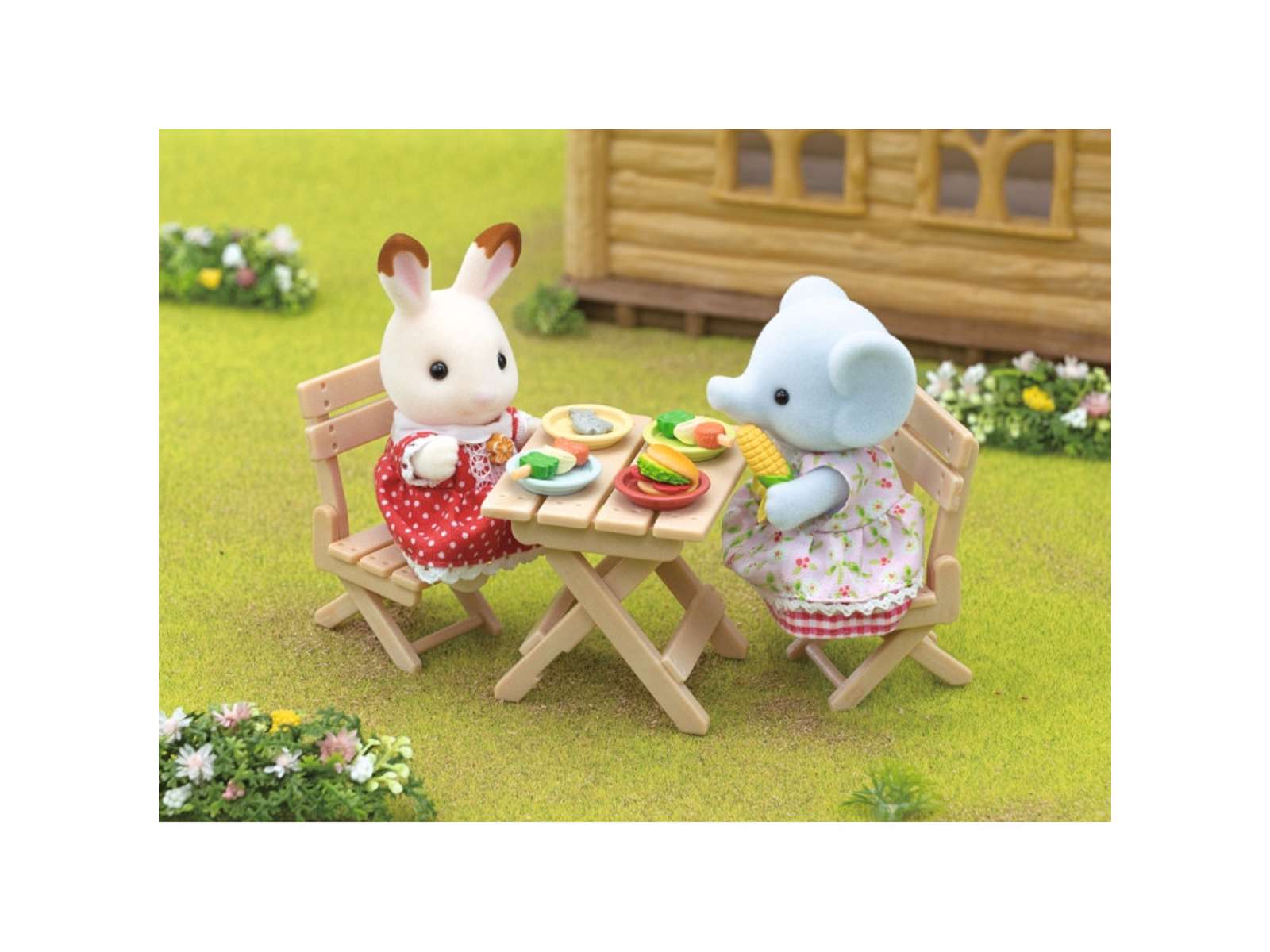 Køb BBQ Picnic Set Elephant Girl Sylvanian Families 05640 hos