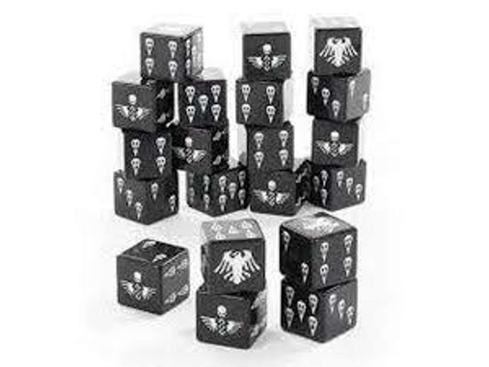 Køb Iron Hands Dice Set 20 stk D6 terninger til Warhammer 40.000 hos