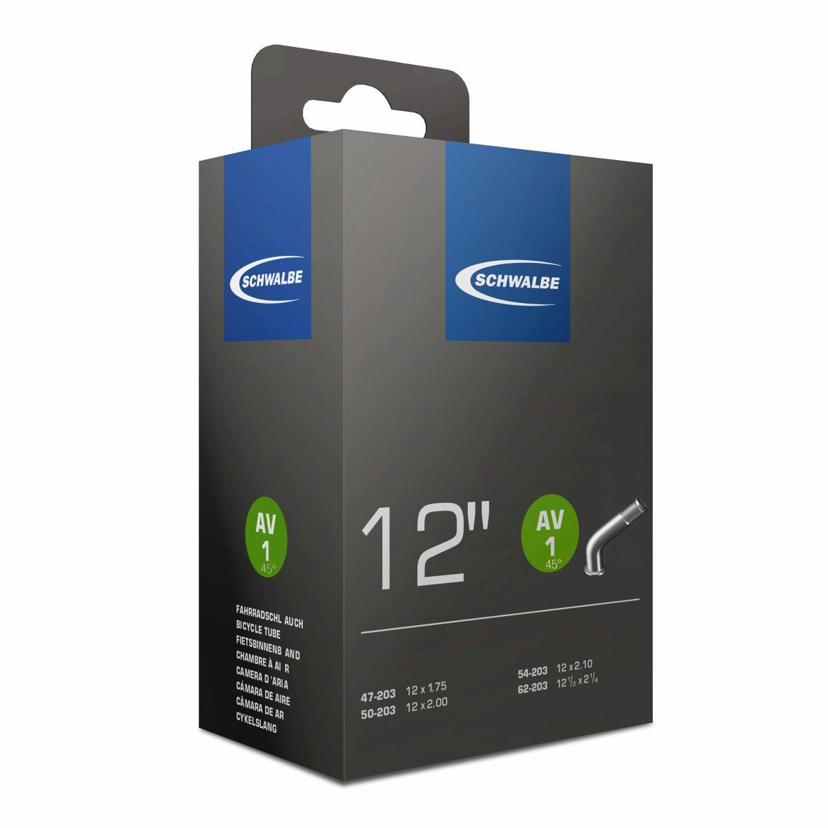 SCHWALBE AV1 45° (47-62×203) Schrader