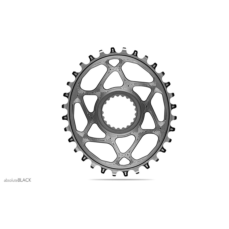 ABSOLUTEBLACK OVAL DIRECTMOUNT CHAINRING FOR XTR M9100 , XT & SLX 12SPD HYPERGLIDE+ CHAIN