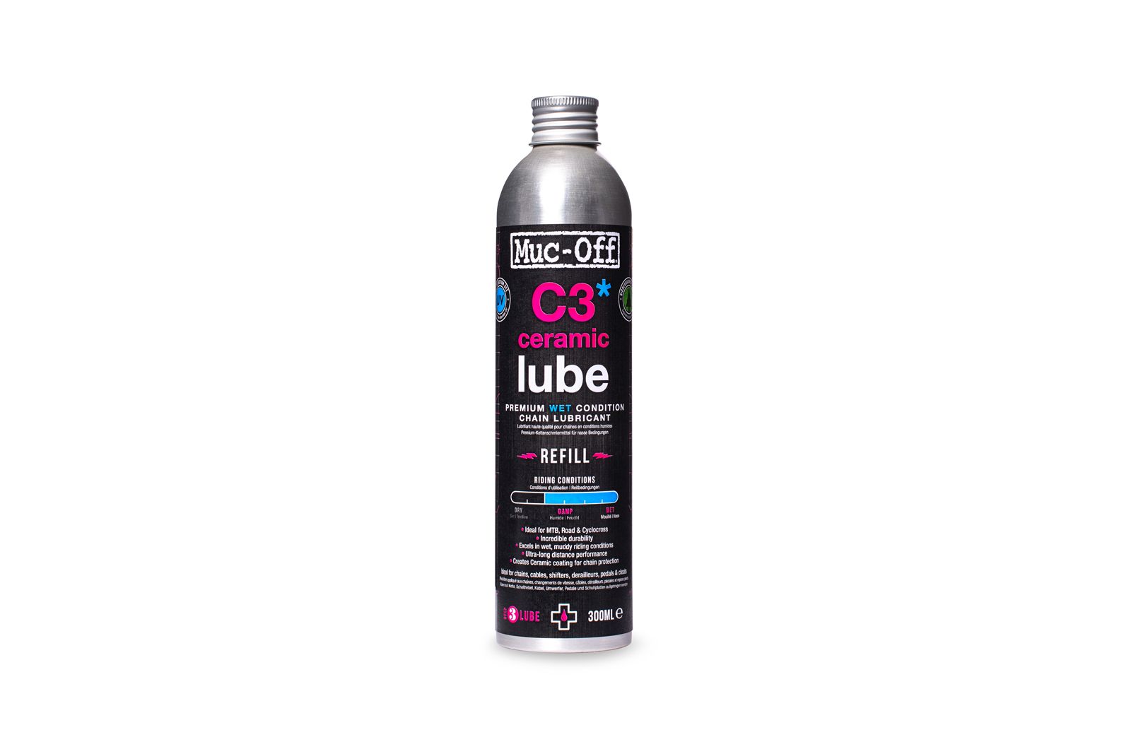 MUC-OFF Wet Lube – C3 Ceramic