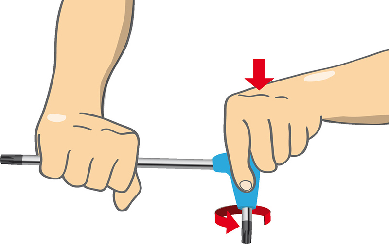 UNIOR T-handle hex wrench