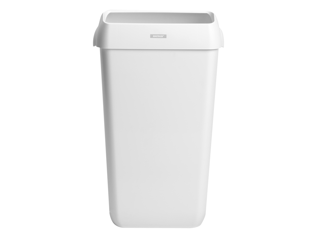 Affaldskurv Katrin 91899 25 l til væg hvid