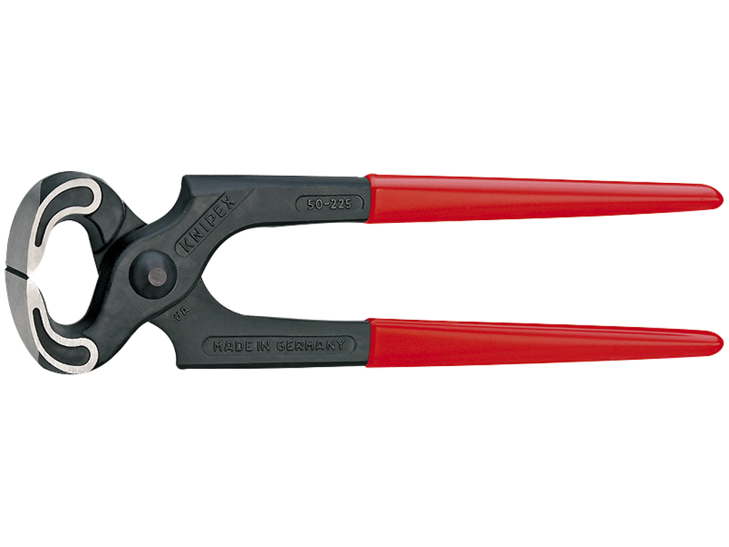 Knibtang 5001-180 poleret m/PVC på greb
