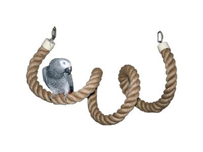  Bird Toy Reb Ø 4 cm. Længde 2 m.
