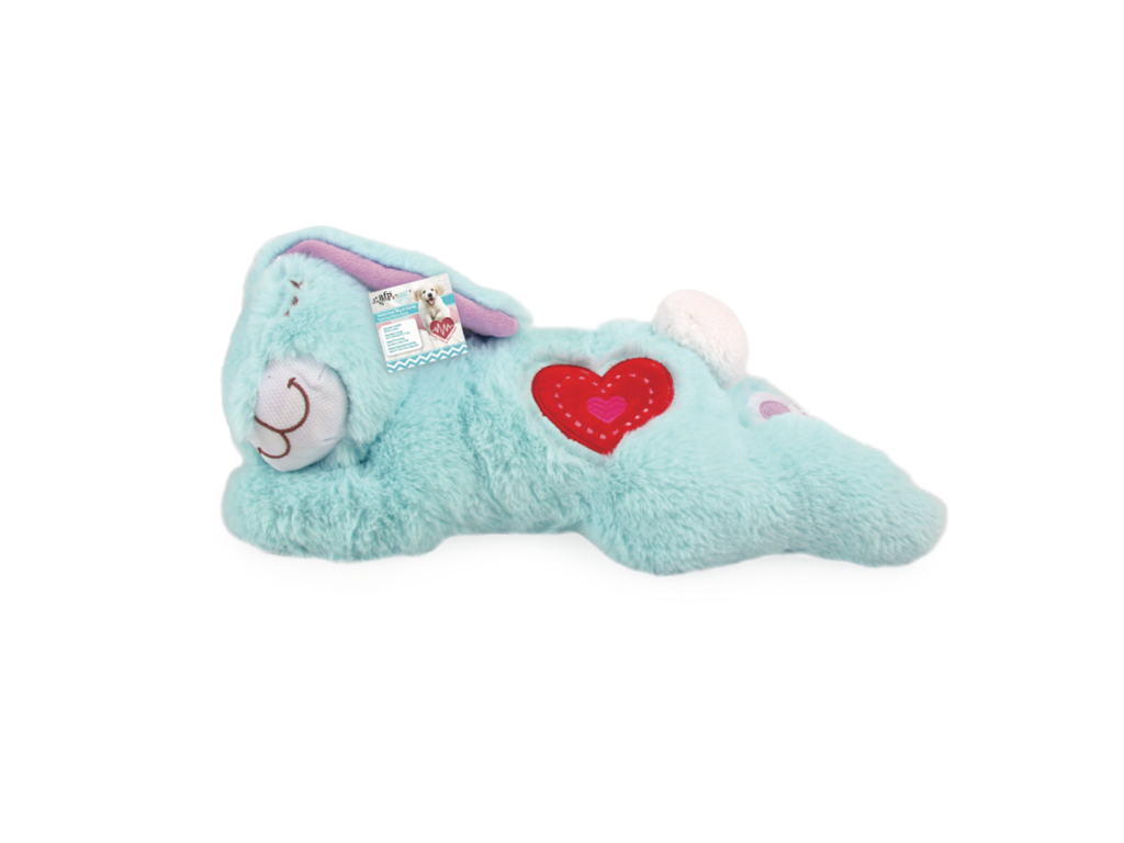 Heart Beat Warm Bunny – Beroligende Kaninbamse med Hjerteslag, Varmepose og Lavendelduft (40 cm)